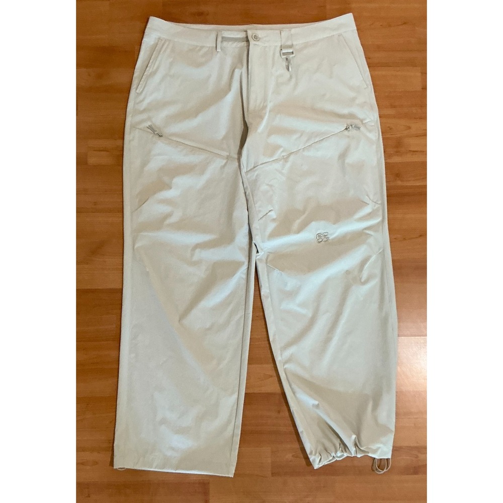 RC Outdoor Supply Reyes Weather Resistant Shell Pants 38 Stone Gorpcore Tech